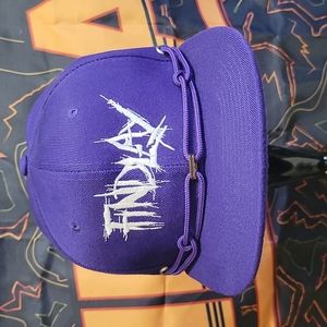 Findlay Hats Snapback Digger Metal Font Purple White Crown